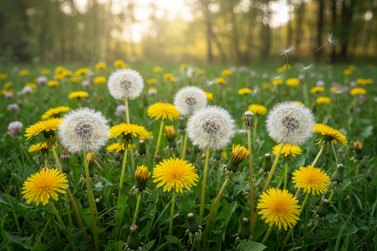 Forårets urter til galde og lever - Opskrift på forårsurte-te